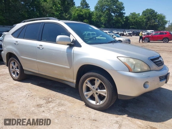2006 Lexus RX 400h with VIN JTJHW31U960028583, listed as a IAAI auction lot 42213723 with 244,525 mi miles and . Bid and sale history available at DreamBid. Image 1.