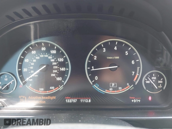 2014 BMW 5 Series 535i xDrive with VIN WBA5B3C56ED536747, listed as a IAAI auction lot 41900220 with 132,757 mi miles and . Bid and sale history available at carsss.com. Image 7.