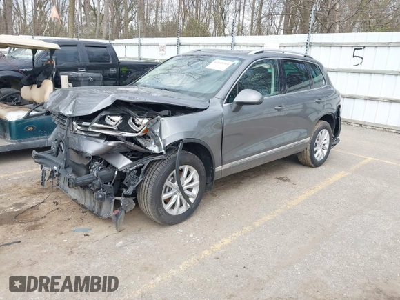 2016 Volkswagen Touareg Sport with VIN WVGEF9BPXGD012206, listed as a IAAI auction lot 42115314 with Not Provided miles and . Bid and sale history available at DreamBid. Image 2.