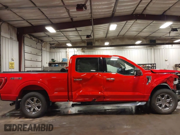 2023 Ford F-150 XL z VIN 1FTFW1E89PKD85604, wystawiony jako IAAI lot #42573035 z przebiegiem 29 531 mil mil oraz . Historia ofert i sprzedaży dostępna na DreamBid. Obrazek 14.
