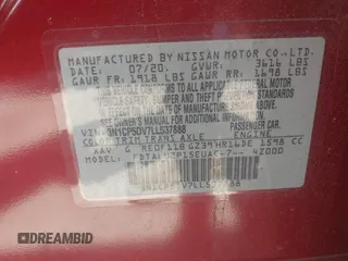 2020 Nissan Kicks SR z VIN 3N1CP5DV7LL537888, wystawiony jako IAAI lot #42156224 z przebiegiem 44 844 mil mil oraz . Historia ofert i sprzedaży dostępna na DreamBid. Obrazek 9.