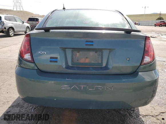 2006 Saturn ION with VIN 1G8AJ58F46Z140025, listed as a Copart auction lot 52098775 with 138,121 mi miles and Salvage Title. Bid and sale history available at carsss.com. Image 6.