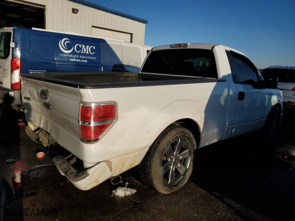 2011 Ford F-150 XL with VIN 1FTMF1CF1BKD07819, listed as a Copart auction lot 89199885 with 206,246 mi miles and Salvage Title. Bid and sale history available at carsss.com. Image 3.