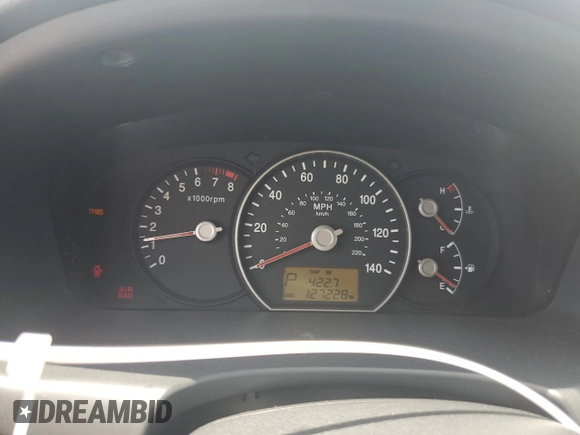 2009 Kia Rondo LX with VIN KNAFG528097250880, listed as a Copart auction lot 52632615 with 127,228 mi miles and Salvage Title. Bid and sale history available at carsss.com. Image 9.