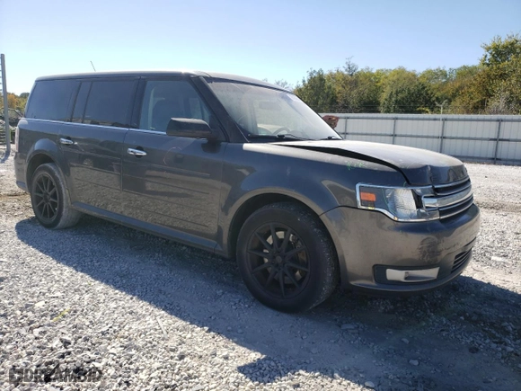 2016 Ford Flex SEL with VIN 2FMGK5C80GBA07817, listed as a Copart auction lot 76156554 with 151,782 mi miles and Salvage Title. Bid and sale history available at carsss.com. Image 4.