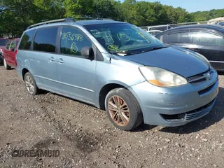 2005 Toyota Sienna CE with VIN 5TDZA23CX5S256964, listed as a IAAI auction lot 42576432 with Not provided miles and . Bid and sale history available at DreamBid. Image 1.