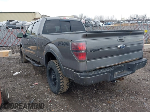 2011 Ford F-150 XLT with VIN 1FTFW1ET4BFC23725, listed as a IAAI auction lot 42018932 with 323,160 mi miles. Bid and sale history available at carsss.com. Image 3.