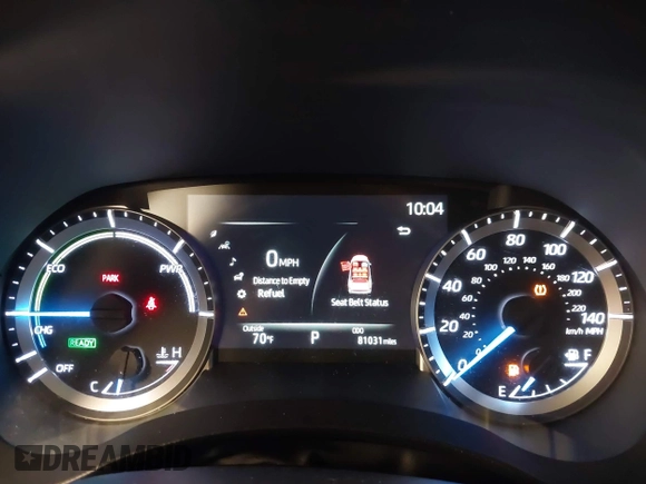 2023 Toyota Highlander Hybrid LE with VIN 5TDBBRCH7PS563711, listed as a IAAI auction lot 42444218 with 81,031 mi miles and . Bid and sale history available at DreamBid. Image 7.