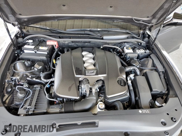 2025 Lexus IS 500 F Sport Performance with VIN JTHAP1D21S5007187, listed as a Copart auction lot 55784875 with 6,084 mi miles and Salvage title. Bid and sale history available at DreamBid. Image 11.