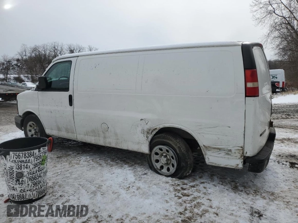 2010 Chevrolet Express Cargo Van with VIN 1GCUGADX8A1184609, listed as a Copart auction lot 44446155 with 89,759 mi miles and Salvage Title. Bid and sale history available at carsss.com. Image 2.