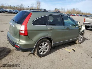 2007 Honda CR-V EX-L with VIN JHLRE38787C008984, listed as a Copart auction lot 46945165 with 180,986 mi miles and Salvage Title. Bid and sale history available at carsss.com. Image 3.