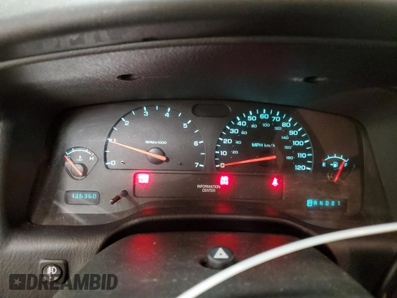 2003 Dodge Durango Sport with VIN 1D4HS38N13F593502, listed as a Copart auction lot 44260295 with 136,360 mi miles and Salvage title. Bid and sale history available at DreamBid. Image 9.
