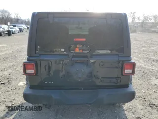2022 Jeep Wrangler Unlimited Sport S with VIN 1C4HJXDG8NW200371, listed as a Copart auction lot 52548715 with 15,902 mi miles and Salvage Title. Bid and sale history available at DreamBid. Image 6.