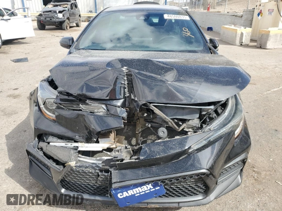 2020 Toyota Corolla SE with VIN 5YFS4RCE6LP043227, listed as a Copart auction lot 48500835 with 39,330 mi miles and Salvage Title. Bid and sale history available at carsss.com. Image 5.