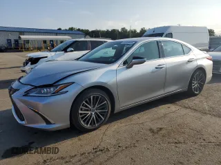 2023 Lexus ES 350 with VIN 58ADZ1B19PU155043, listed as a Copart auction lot 64948655 with 17,113 mi miles and Salvage title. Bid and sale history available at DreamBid. Image 1.