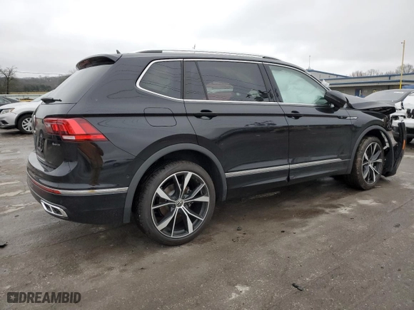 2024 Volkswagen Tiguan SEL R-Line with VIN 3VV4B7AX5RM141514, listed as a Copart auction lot 85454494 with 1,185 mi miles and Salvage Title. Bid and sale history available at carsss.com. Image 3.