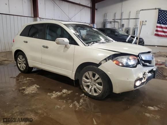 2011 Acura RDX Tech Pkg with VIN 5J8TB1H56BA000435, listed as a Copart auction lot 89010265 with 141,405 mi miles and Salvage Title. Bid and sale history available at carsss.com. Image 4.