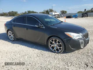 2016 Buick Regal GS with VIN 2G4GU5GX9G9108678, listed as a Copart auction lot 80263184 with 124,256 mi miles and Salvage Title. Bid and sale history available at carsss.com. Image 4.