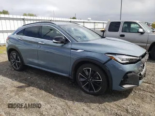 2022 Infiniti QX55 Sensory with VIN 3PCAJ5L32NF102462, listed as a Copart auction lot 51193055 with 42,073 mi miles and Salvage Title. Bid and sale history available at DreamBid. Image 4.