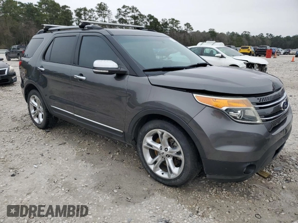 2015 Ford Explorer Limited with VIN 1FM5K7F86FGA20643, listed as a Copart auction lot 45245245 with 116,894 mi miles and Salvage Title. Bid and sale history available at carsss.com. Image 4.