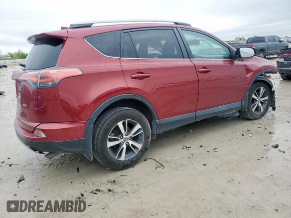 2018 Toyota RAV4 XLE with VIN 2T3WFREV7JW429781, listed as a Copart auction lot 51759485 with 72,792 mi miles and Salvage Title. Bid and sale history available at DreamBid. Image 3.
