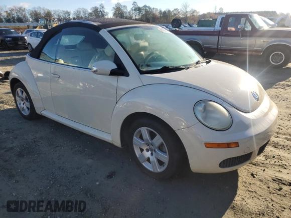 2007 Volkswagen Beetle with VIN 3VWRF31Y57M420319, listed as a Copart auction lot 81835114 with 146,268 mi miles and Salvage title. Bid and sale history available at DreamBid. Image 4.