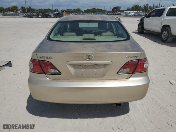 2002 Lexus ES 300 with VIN JTHBF30G625024510, listed as a Copart auction lot 50636925 with 80,456 mi miles and Salvage Title. Bid and sale history available at carsss.com. Image 6.