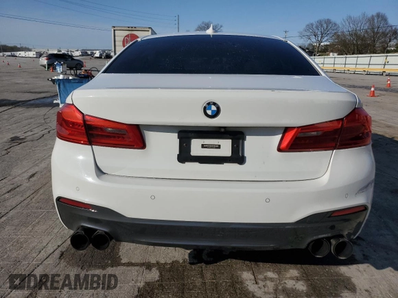 2018 BMW 5 Series 540i with VIN WBAJE5C52JWA94066, listed as a Copart auction lot 51386355 with 86,820 mi miles and Salvage Title. Bid and sale history available at carsss.com. Image 6.