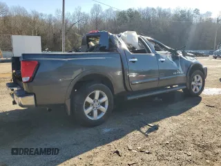 2011 Nissan Titan SL with VIN 1N6AA0EC8BN321713, listed as a Copart auction lot 41663045 with 141,328 mi miles and Salvage Title. Bid and sale history available at carsss.com. Image 3.
