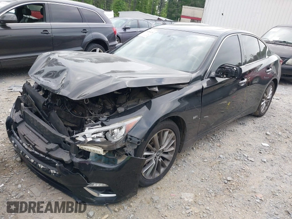 2018 Infiniti Q50 Luxe with VIN JN1EV7APXJM353659, listed as a IAAI auction lot 39289470 with 124,830 mi miles and . Bid and sale history available at DreamBid. Image 15.