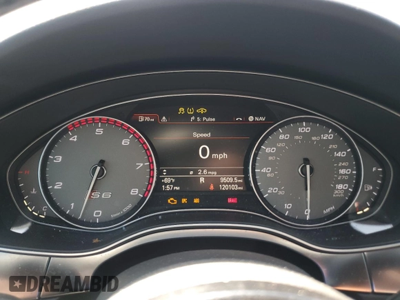 2014 Audi S6 Prestige z VIN WAUF2AFC9EN133262, wystawiony jako Copart lot #48524255 z przebiegiem 120 103 mil mil oraz Tytuł czysty. Historia ofert i sprzedaży dostępna na DreamBid. Obrazek 9.