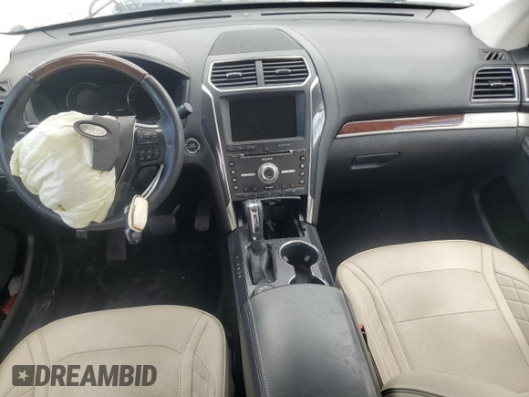 2017 Ford Explorer Platinum with VIN 1FM5K8HT1HGD78629, listed as a Copart auction lot 60538845 with 78,722 mi miles and Salvage title. Bid and sale history available at DreamBid. Image 8.