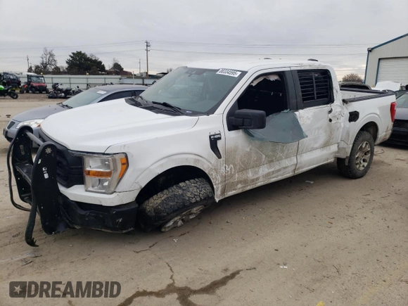 2022 Ford F-150 z VIN 1FTFW1P84NKE40857, wystawiony jako Copart lot #88334595 z przebiegiem 56 208 mil mil oraz Czysty tytuł • Clean title. Historia ofert i sprzedaży dostępna na DreamBid. Obrazek 1.