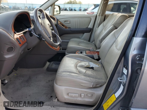 2000 Lexus RX 300 with VIN JT6HF10U4Y0121370, listed as a Copart auction lot 81556954 with 227,842 mi miles and Salvage Title. Bid and sale history available at carsss.com. Image 7.