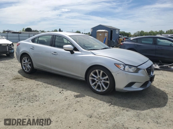 2017 Mazda Mazda6 Touring with VIN JM1GL1V53H1103788, listed as a Copart auction lot 51845125 with 52,939 mi miles and Salvage Title. Bid and sale history available at carsss.com. Image 4.