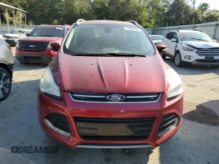 2014 Ford Escape Titanium with VIN 1FMCU0JXXEUD13856, listed as a Copart auction lot 76608764 with 116,178 mi miles and Clean Title. Bid and sale history available at carsss.com. Image 5.