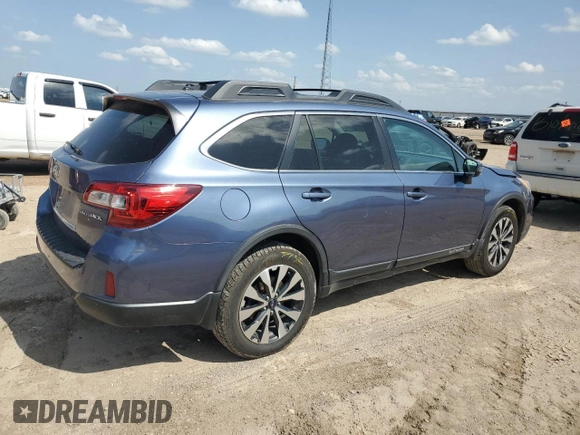 2015 Subaru Outback Limited with VIN 4S4BSBNC6F3347417, listed as a Copart auction lot 54143255 with 108,302 mi miles and Salvage Title. Bid and sale history available at DreamBid. Image 3.