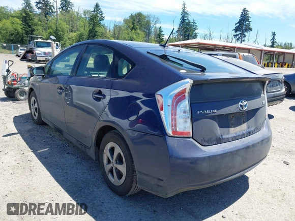 2014 Toyota Prius Four with VIN JTDKN3DU7E1742714, listed as a IAAI auction lot 42637235 with 184,734 mi miles and . Bid and sale history available at DreamBid. Image 3.