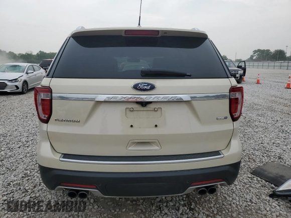 2018 Ford Explorer Platinum with VIN 1FM5K8HT0JGB28837, listed as a Copart auction lot 59709785 with 98,861 mi miles and Non repairable. Bid and sale history available at DreamBid. Image 6.