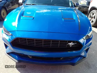 2021 Ford Mustang EcoBoost with VIN 1FA6P8TD9M5128237, listed as a IAAI auction lot 42103583 with 39,383 mi miles. Bid and sale history available at carsss.com. Image 6.