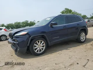 2016 Jeep Cherokee Limited with VIN 1C4PJMDB6GW225688, listed as a Copart auction lot 59818925 with 144,948 mi miles and Salvage title. Bid and sale history available at DreamBid. Image 1.