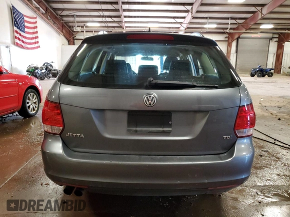 2014 Volkswagen Jetta SportWagen TDI w/Sunroof with VIN 3VWML7AJXEM612961, listed as a Copart auction lot 72834764 with 130,020 mi miles and Salvage Title. Bid and sale history available at carsss.com. Image 6.