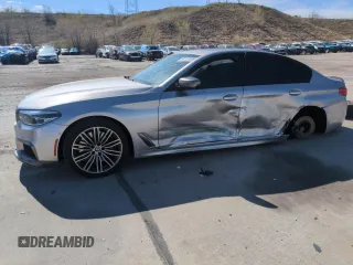 2019 BMW 5 Series M550i xDrive with VIN WBAJB9C55KB289178, listed as a Copart auction lot 54517575 with Not provided miles and Salvage title. Bid and sale history available at DreamBid. Image 1.