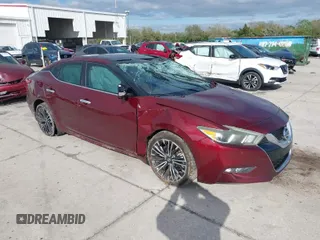 2016 Nissan Maxima Platinum z VIN 1N4AA6AP4GC435330, wystawiony jako IAAI lot #41662806 z przebiegiem 87 291 mil mil oraz . Historia ofert i sprzedaży dostępna na DreamBid. Obrazek 1.