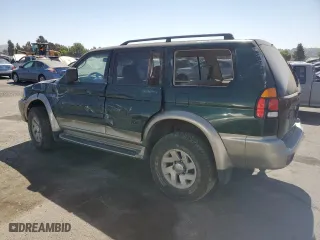 2001 Mitsubishi Montero Sport XLS with VIN JA4LS31H61P021600, listed as a Copart auction lot 66138844 with 152,230 mi miles and Salvage Title. Bid and sale history available at carsss.com. Image 2.