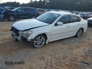 2008 Infiniti M z VIN JNKAY01E58M604024, wystawiony jako Copart lot #43914105 z przebiegiem Nie podano mil oraz Szkoda całkowita • Salvage title. Historia ofert i sprzedaży dostępna na DreamBid. Obrazek 1.