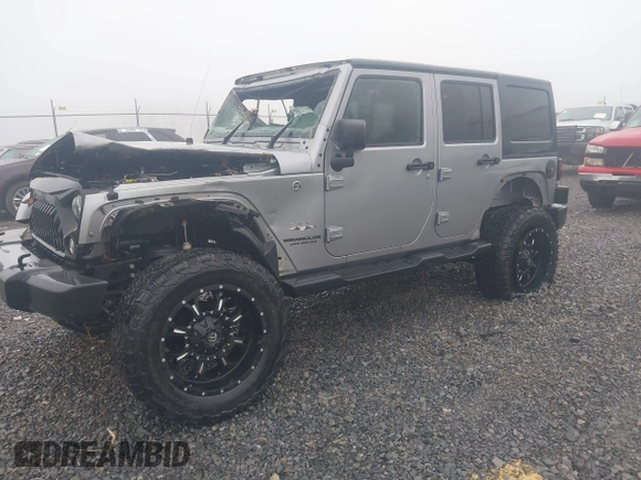2016 Jeep Wrangler Unlimited 75th Anniversary with VIN 1C4BJWEG6GL170760, listed as a IAAI auction lot 41953745 with 72,827 mi miles and . Bid and sale history available at DreamBid. Image 2.