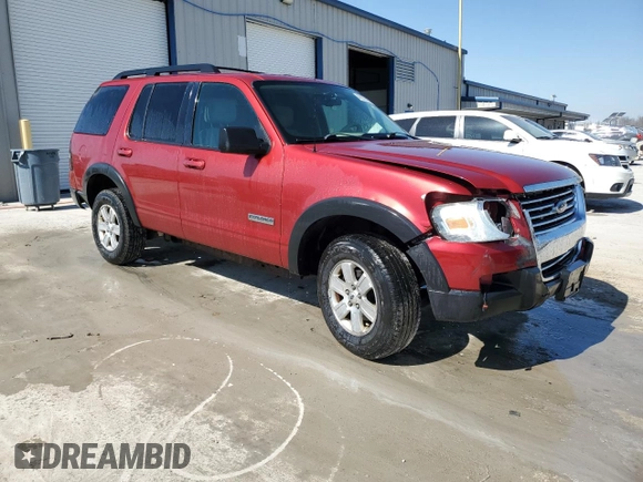 2007 Ford Explorer XLT with VIN 1FMEU73E57UB79712, listed as a Copart auction lot 48237395 with 142,609 mi miles and Salvage Title. Bid and sale history available at carsss.com. Image 4.