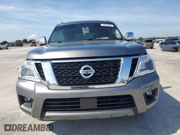 2020 Nissan Armada SL with VIN JN8AY2NDXL9111471, listed as a Copart auction lot 70018934 with 48,204 mi miles and Salvage Title. Bid and sale history available at carsss.com. Image 5.