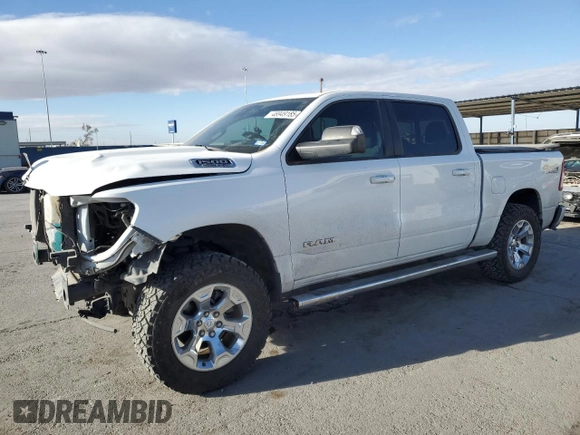 2020 Ram 1500 Big Horn with VIN 1C6SRFFT3LN200839, listed as a Copart auction lot 48949185 with 132,689 mi miles and Salvage Title. Bid and sale history available at carsss.com. Image 1.